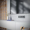 Розетка тв и интернет Voltum S70 графит VLS060706