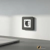 Рамка металлическая 1 местная Werkel Platinum черная