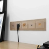 Розетка с USB зарядкой 2 порта А+A 2,1 mA Werkel шамипань
