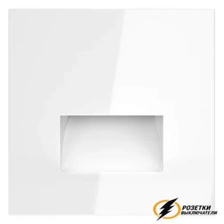 Накладка подсветки ступенек Voltum S70 белая глянцевая VLS002300