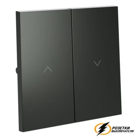 Накладка выключателя жалюзи Voltum S70 титан VLS002505