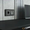 Рамка металлическая 2 местная Werkel Platinum черная