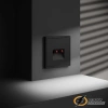 Аудио розетка Voltum S70 черный VLS060307