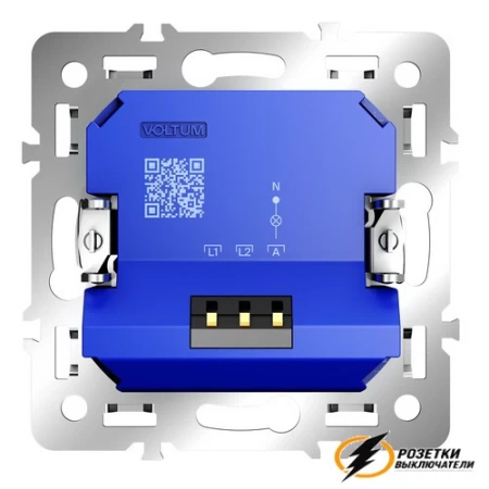 Диммер LED 5-300 Вт, 600Вт Voltum S70 Voltum S70 деним VLS002015+VLS0703M