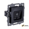 Розетка компьютерная rj45 cat 6 Kollinger Aspekt черная