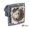 Розетка с USB зарядкой 2 порта А+C 2400mA Kollinger Aspekt золото