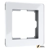 Рамка акриловая 1 местная Werkel Acrylic белый